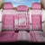 New Zealand Christmas Rugby Personalised Back Car Seat Cover Meri Kirihimete All Black Maori Pink Version - Polynesian Pride