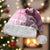 New Zealand Christmas Rugby Personalised Christmas Santa Hat Meri Kirihimete All Black Maori Pink Version - Polynesian Pride