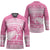 New Zealand Christmas Rugby Personalised Hockey Jersey Meri Kirihimete All Black Maori Pink Version - Polynesian Pride