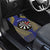 Personalised Niue Darts Car Mats Dart Board Hiapo Pattern - Polynesian Pride