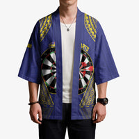 Personalised Niue Darts Kimono Dart Board Hiapo Pattern - Polynesian Pride