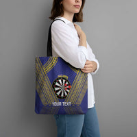 Personalised Niue Darts Tote Bag Dart Board Hiapo Pattern - Polynesian Pride