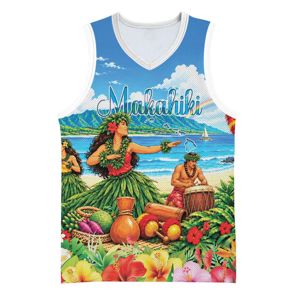 Hawaii Makahiki Basketball Jersey Hawaiian New Year Tropical Vibes