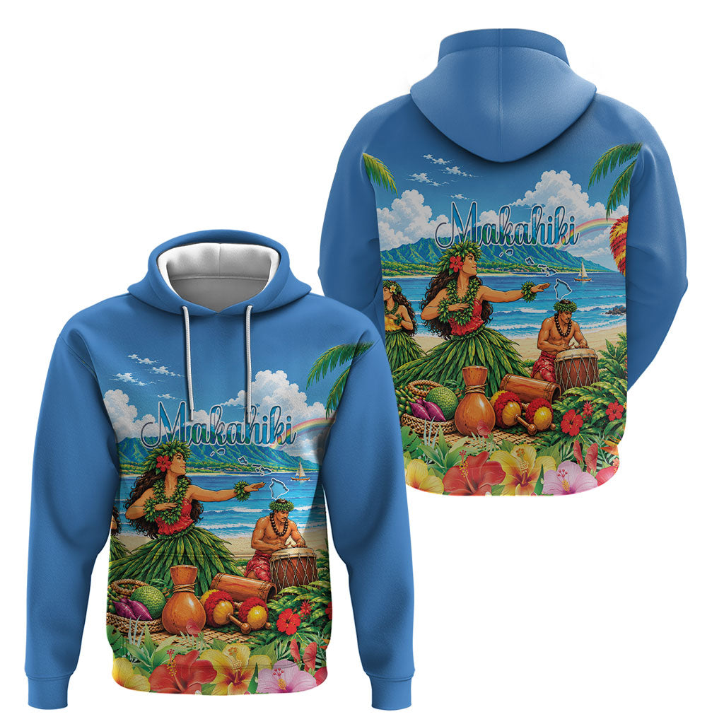 Hawaii Makahiki Hoodie Hawaiian New Year Tropical Vibes LT14 - Polynesian Pride
