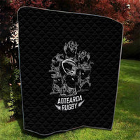 New Zealand Silver Fern Rugby Quilt Haka Aotearoa Kiwi Dance LT14 - Polynesian Pride