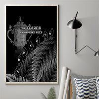 Custom New Zealand Silver Fern Rugby Canvas Wall Art All Black Go Champions 2023 With Trophy Proud LT14 - Polynesian Pride