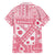 Pink Bula Fiji Family Matching Off Shoulder Maxi Dress and Hawaiian Shirt Unique Masi Tapa Pattern