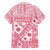 Pink Bula Fiji Hawaiian Shirt Unique Masi Tapa Pattern