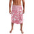 Pink Bula Fiji Lavalava Unique Masi Tapa Pattern