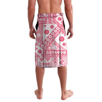 Pink Bula Fiji Lavalava Unique Masi Tapa Pattern