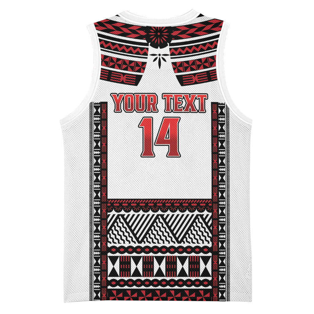 Fiji Rewa Rugby Custom Basketball Jersey Go Champions Fijian Tapa Pattern LT14 - Polynesian Pride