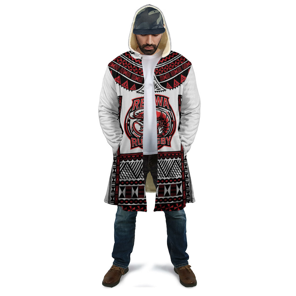 Fiji Rewa Rugby Custom Cloak Go Champions Fijian Tapa Pattern LT14 - Polynesian Pride