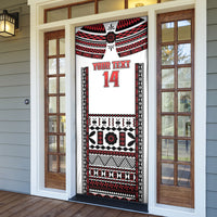 Fiji Rewa Rugby Custom Door Cover Go Champions Fijian Tapa Pattern LT14 - Polynesian Pride