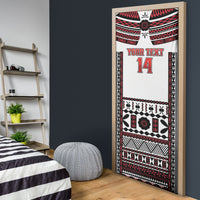 Fiji Rewa Rugby Custom Door Cover Go Champions Fijian Tapa Pattern LT14 - Polynesian Pride