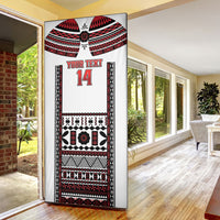 Fiji Rewa Rugby Custom Door Cover Go Champions Fijian Tapa Pattern LT14 - Polynesian Pride