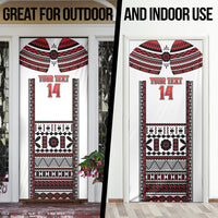 Fiji Rewa Rugby Custom Door Cover Go Champions Fijian Tapa Pattern LT14 - Polynesian Pride