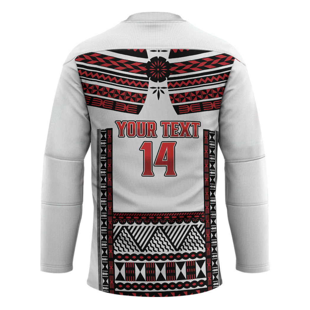 Fiji Rewa Rugby Custom Hockey Jersey Go Champions Fijian Tapa Pattern LT14 - Polynesian Pride