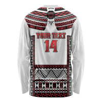 Fiji Rewa Rugby Custom Long Sleeve Shirt Go Champions Fijian Tapa Pattern LT14 - Polynesian Pride