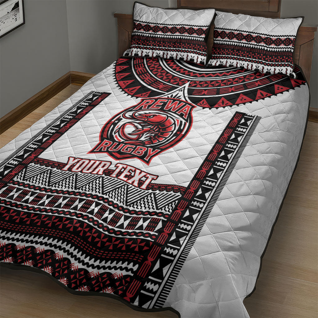 Fiji Rewa Rugby Custom Quilt Bed Set Go Champions Fijian Tapa Pattern LT14 - Polynesian Pride