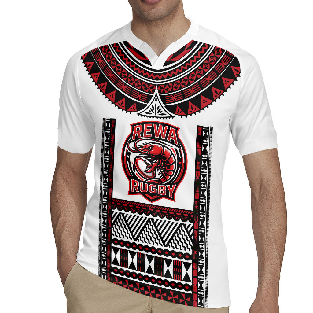 Fiji Rewa Rugby Custom Rugby Jersey Go Champions Fijian Tapa Pattern LT14 - Polynesian Pride