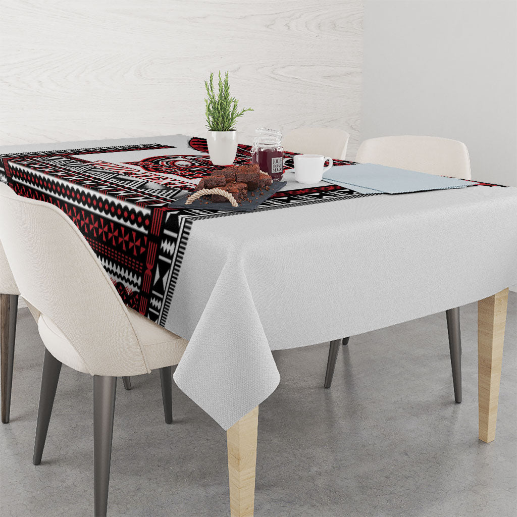 Fiji Rewa Rugby Custom Tablecloth Go Champions Fijian Tapa Pattern LT14 - Polynesian Pride