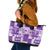 Hawaiian Quilt Leather Tote Bag Tiki Tropical Retro Purple Version LT14 Purple - Polynesian Pride