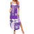 Hawaiian Quilt Summer Maxi Dress Tiki Tropical Retro Purple Version LT14 Women Purple - Polynesian Pride