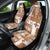 Hawaiian Quilt Car Seat Cover Tiki Tropical Retro Brown Version LT14 - Polynesian Pride