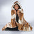 Hawaiian Quilt Hooded Blanket Tiki Tropical Retro Brown Version LT14 - Polynesian Pride