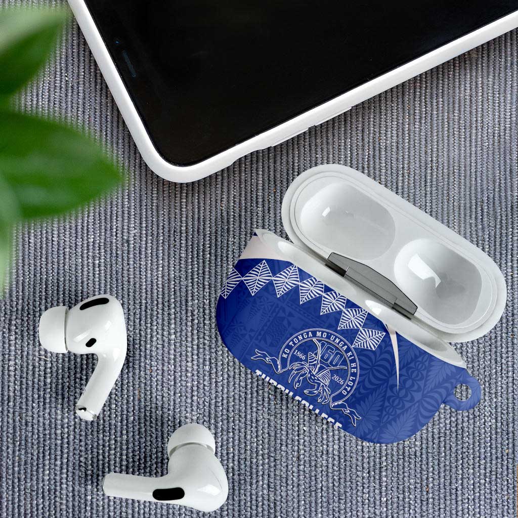 Tonga Tupou College Toloa AirPods Case 160 Years Anniversary Tongan Ngatu Pattern
