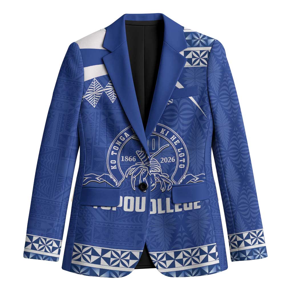 Personalised Tonga Tupou College Toloa Blazer 160 Years Anniversary Tongan Ngatu Pattern