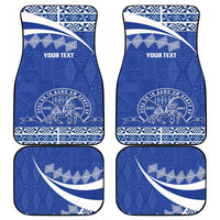 Personalised Tonga Tupou College Toloa Car Mats 160 Years Anniversary Tongan Ngatu Pattern