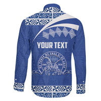 Personalised Tonga Tupou College Toloa Family Matching Off Shoulder Maxi Dress and Hawaiian Shirt 160 Years Anniversary Tongan Ngatu Pattern LT14 - Polynesian Pride