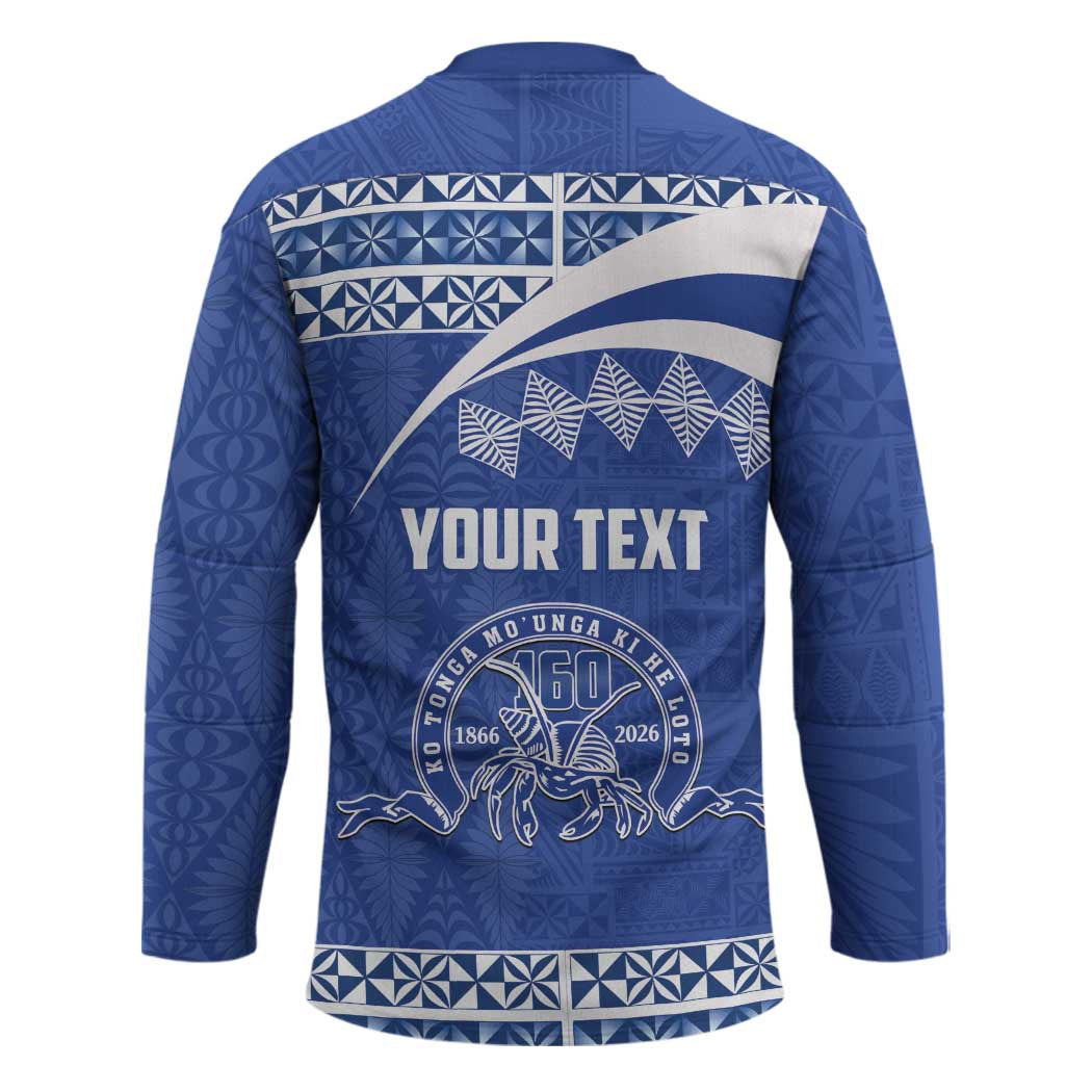 Personalised Tonga Tupou College Toloa Hockey Jersey 160 Years Anniversary Tongan Ngatu Pattern