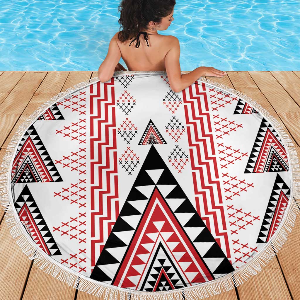 Aotearoa Taniko Beach Blanket Niho Taniwha Purapura Whetu Mix Poutama