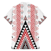 Aotearoa Taniko Family Matching Short Sleeve Bodycon Dress and Hawaiian Shirt Niho Taniwha Purapura Whetu Mix Poutama LT14 - Polynesian Pride