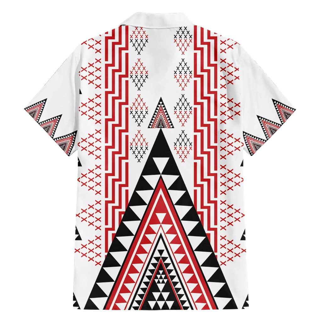 Aotearoa Taniko Hawaiian Shirt Niho Taniwha Purapura Whetu Mix Poutama