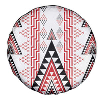 Aotearoa Taniko Spare Tire Cover Niho Taniwha Purapura Whetu Mix Poutama