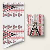Aotearoa Taniko Wrapping Paper Niho Taniwha Purapura Whetu Mix Poutama - Polynesian Pride