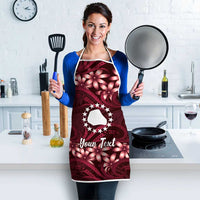 Personalised Cook Islands Mangaia Apron Tiare Maori Polynesian Waves Tattoo