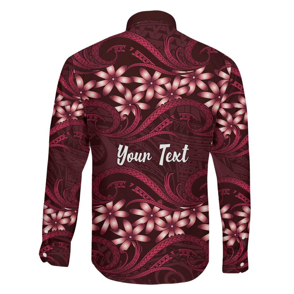 Personalised Cook Islands Mangaia Family Matching Tank Maxi Dress and Hawaiian Shirt Tiare Maori Polynesian Waves Tattoo LT14 - Polynesian Pride