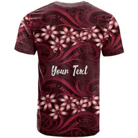 Personalised Cook Islands Mangaia T Shirt Tiare Maori Polynesian Waves Tattoo