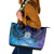 New Zealand Matariki Leather Tote Bag Aotearoa Maori New Year Manaia Galaxy Vibes