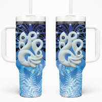 New Zealand Matariki Tumbler With Handle Aotearoa Maori New Year Manaia Galaxy Vibes