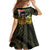 Personalised Vanuatu Independence Day Family Matching Tank Maxi Dress and Hawaiian Shirt Carving Drum Sand Drawing Turtle