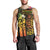 Personalised Vanuatu Independence Day Men Tank Top Carving Drum Sand Drawing Turtle