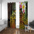 Personalised Vanuatu Independence Day Window Curtain Carving Drum Sand Drawing Turtle