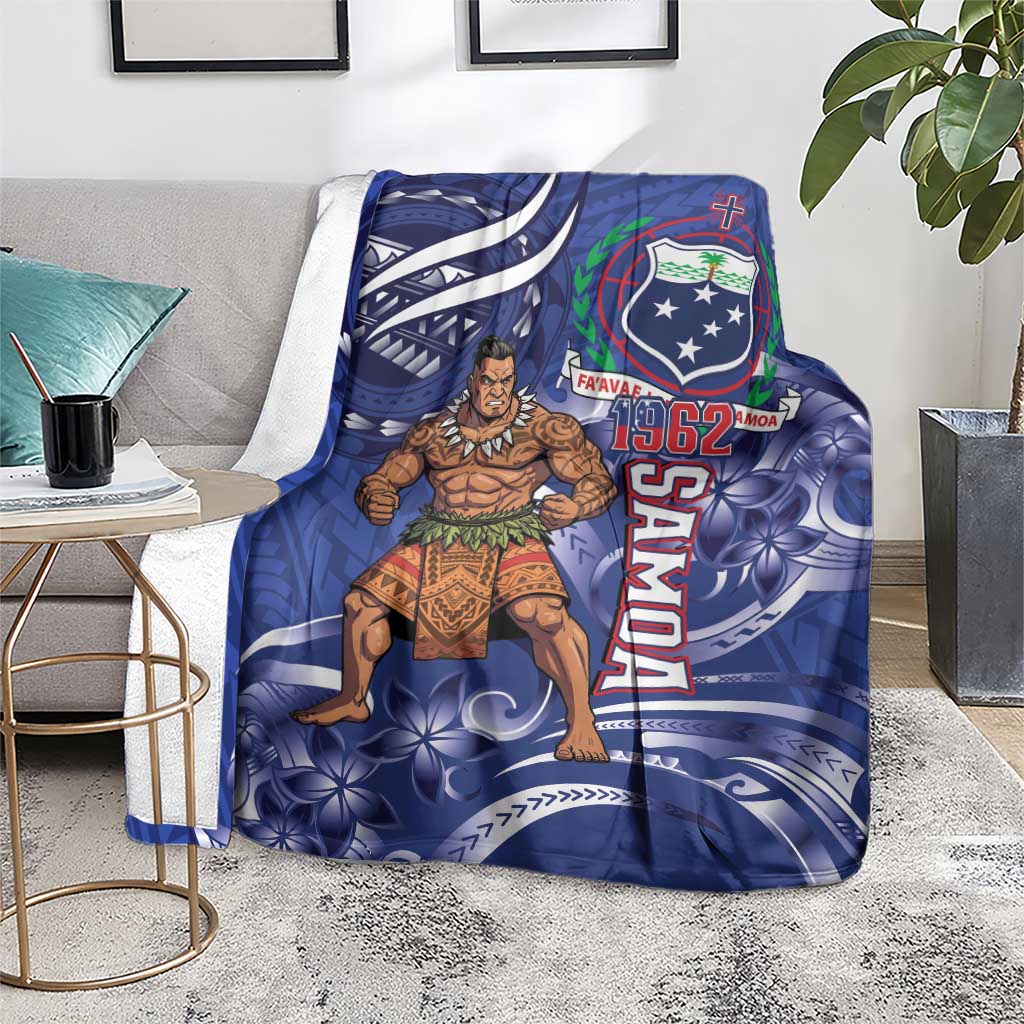 Samoa Independence Day Blanket 1962 Proud Samoan Warrior