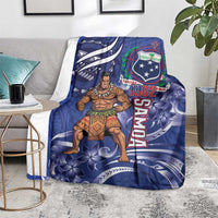 Samoa Independence Day Blanket 1962 Proud Samoan Warrior