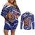 Samoa Independence Day Couples Matching Off Shoulder Short Dress and Long Sleeve Button Shirt 1962 Proud Samoan Warrior